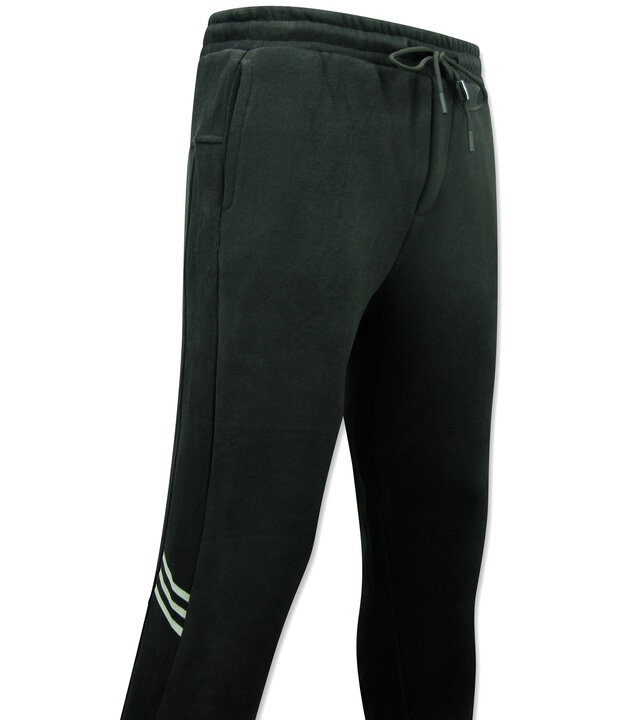 Enos Herren Sweatpants Thick Woven - Schwarz