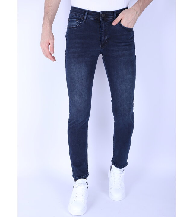 True Rise Herren Regular Fit Jeans Stretch - DP50 - Blau