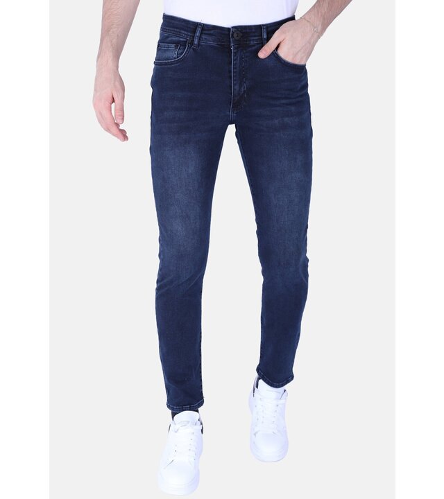 True Rise Herren Regular Fit Jeans Stretch - DP50 - Blau