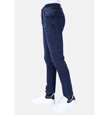 True Rise Herren Regular Fit Jeans Stretch - DP50 - Blau