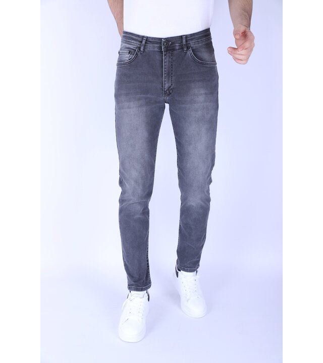 True Rise Light Jeans Herren Regular Fit Stretch - DP54 - Grau