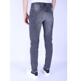 True Rise Light Jeans Herren Regular Fit Stretch - DP54 - Grau