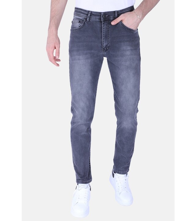 True Rise Light Jeans Herren Regular Fit Stretch - DP54 - Grau