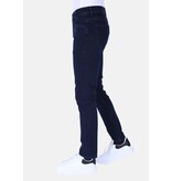 True Rise Jeans Herren Super Stretch Regular Fit Jeans - DP56 - Blau