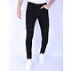Herren Ripped Torn Jeans - Slim Fit -1092- Schwarz