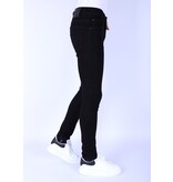 Local Fanatic Herren Neat Jeans Slim-Fit mit Stretch -1091- Schwarz