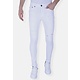 Weiße Slim Fit Herrenjeans mit Rissen -1090 - Weiß