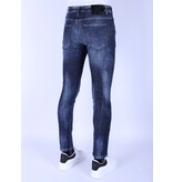 Local Fanatic Zerrissene Herrenjeans Slim Fit - 1100 - Blau