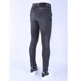 Local Fanatic Herrenjeans mit Rissen Slim Fit -1099 - Grau