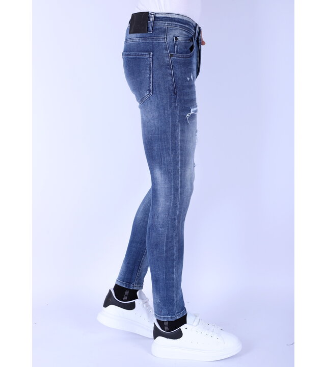 Local Fanatic Dunkelblaue Slim Fit Herrenjeans - 1097 - Blau