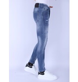 Local Fanatic Herrenjeans Slim Fit mit Rissen - 1095 - Blau