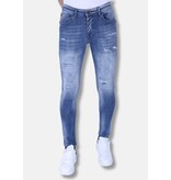 Local Fanatic Herrenjeans Slim Fit mit Rissen - 1095 - Blau