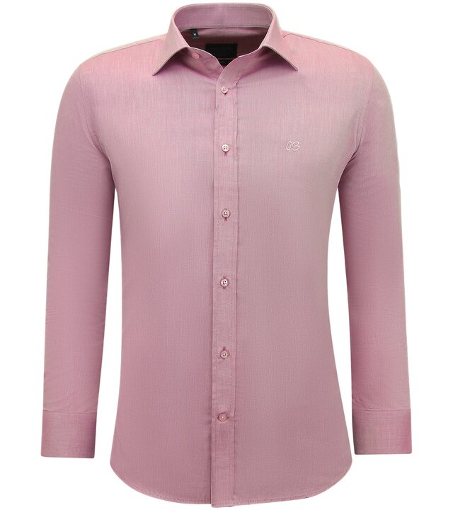 Gentile Bellini  Business Oxford Hemd für Herren Slim Fit - Fuchsia