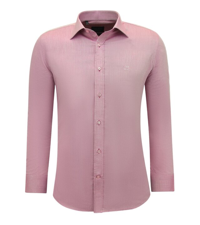 Gentile Bellini  Business Oxford Hemd für Herren Slim Fit - Fuchsia