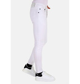 Mario Morato Neat White Herren Slim Fit Jeans mit Stretch -DP106