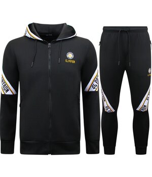 TopStar Herren Pablo Escobar Trainingsanzug - Trainingsanzug - Jogginganzug - 11037 - Schwarz