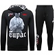 Trainingsanzüge Men's Tupac - Jogginganzüge 2Pac- Hausanzüge - 10997 - Schwarz