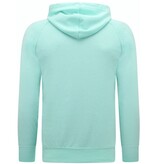 Enos Hoodie Men mit Reißverschluss - Trainingsweste für Männer - Mintgrün Enos Hoodie Men mit Reißverschluss - Trainingsweste für Männer - Mintgrün