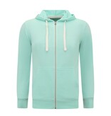 Enos Hoodie Men mit Reißverschluss - Trainingsweste für Männer - Mintgrün Enos Hoodie Men mit Reißverschluss - Trainingsweste für Männer - Mintgrün