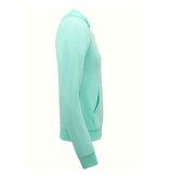 Enos Hoodie Men mit Reißverschluss - Trainingsweste für Männer - Mintgrün Enos Hoodie Men mit Reißverschluss - Trainingsweste für Männer - Mintgrün
