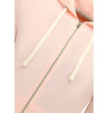 Enos Hoodie Men mit Reißverschluss - Trainingsjacke für Männer - Sportweste - Pink
