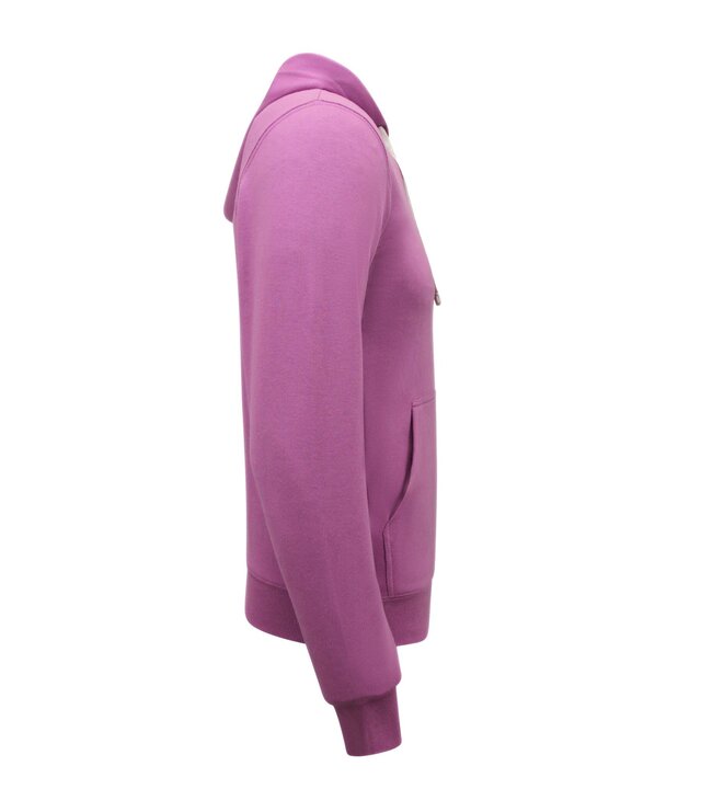 Enos Hoodie Men with Zipper - Weste mit Kapuze - Sportweste - Lila