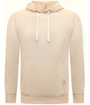 Enos Hoodie Men - Klassischer Kapuzenpulli - Beige
