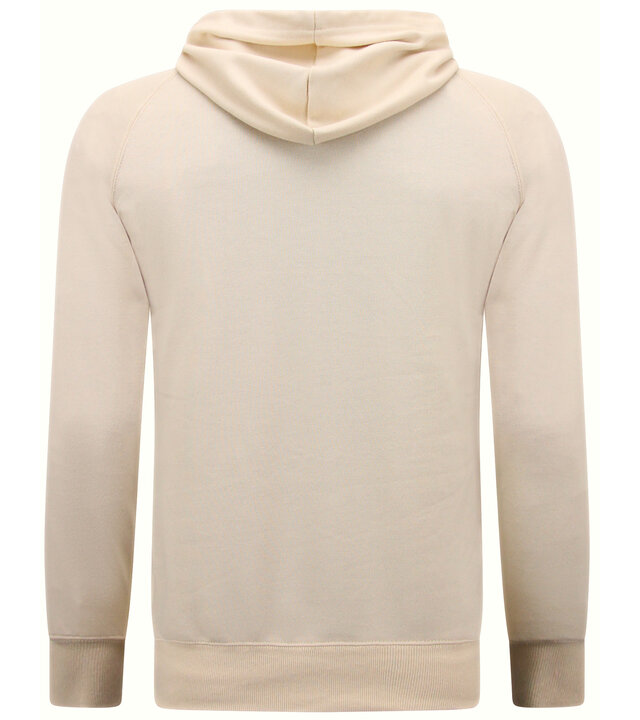 Enos Hoodie Men - Klassischer Kapuzenpulli - Beige