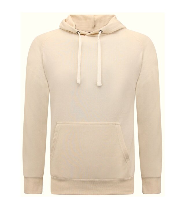 Enos Hoodie Men - Klassischer Kapuzenpulli - Beige