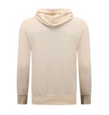 Enos Hoodie Men - Klassischer Kapuzenpulli - Beige Enos Hoodie Men - Klassischer Kapuzenpulli - Beige