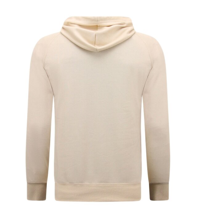 Enos Hoodie Men - Klassischer Kapuzenpulli - Beige