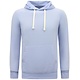 Hoodie Men - Einfarbiger Basic Hoodie - Hellblau