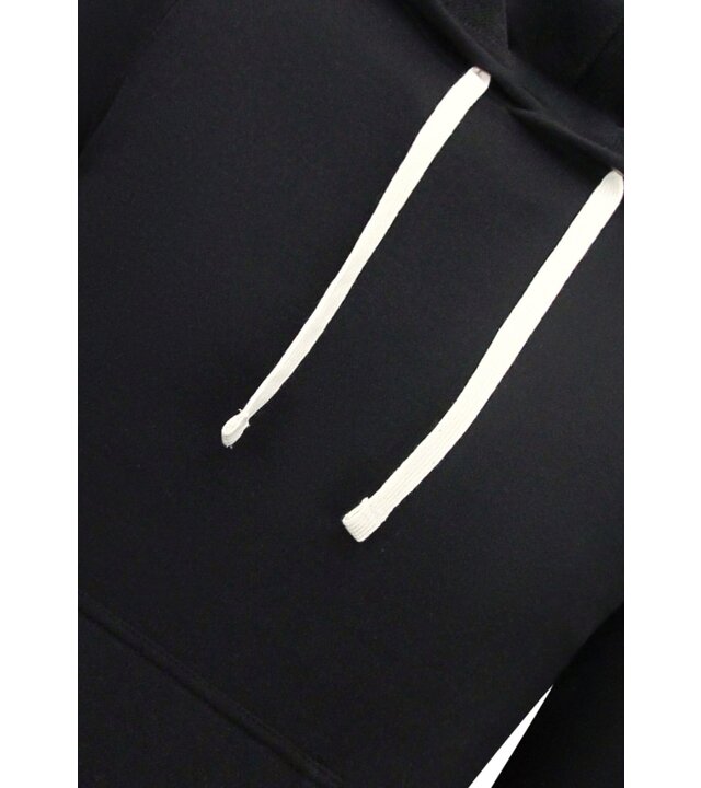 Enos Hoodie Men - Klassische Blanco-Kapuzenpullover - Schwarz