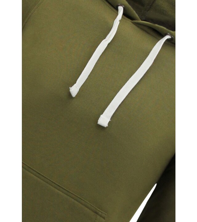 Enos Hoodie Heren - Sweater met Capuchon - Kaki