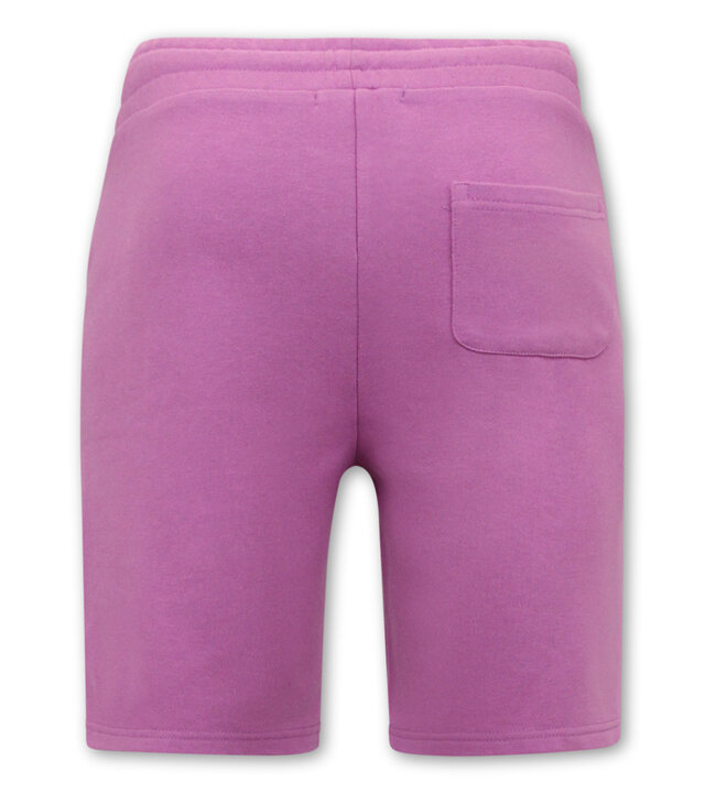 Enos Kapuzenpulli Männer mit Reißverschluss - Neat Jogging Shorts Männer - SET - Lila