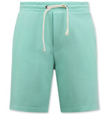 Enos Kapuzenpulli Männer mit Reißverschluss - Jogging Short Männer - SET - Mintgrün Enos Kapuzenpulli Männer mit Reißverschluss - Jogging Short Männer - SET - Mintgrün