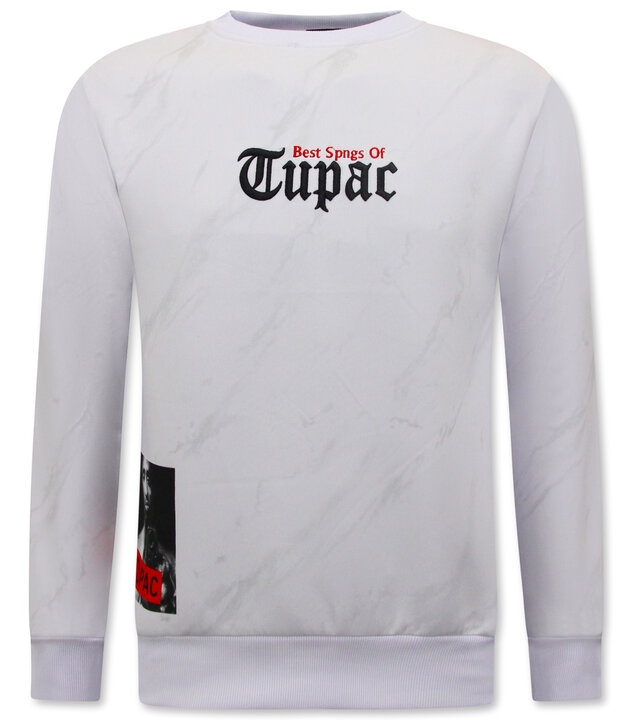 Top Star Tupac Heren Trui - Wit