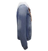 Local Fanatic Denim SpijkeJack met Capuchon Heren - RJ-966 - Blauw