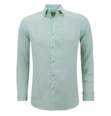 Enos Leinenhemd für Herren - Regular Fit - Casual Blanco - Grün Enos Leinenhemd für Herren - Regular Fit - Casual Blanco - Grün
