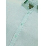 Enos Leinenhemd für Herren - Regular Fit - Casual Blanco - Grün Enos Leinenhemd für Herren - Regular Fit - Casual Blanco - Grün