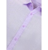 Enos Leinenhemd für Herren - Regular Fit - Casual Blanco - Violett Enos Leinenhemd für Herren - Regular Fit - Casual Blanco - Violett