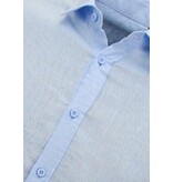 Enos Leinenhemd für Herren - Regular Fit - Casual Blanco - Blau