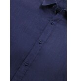 Enos Leinenhemd für Männer - Regular Fit - Blanco - Blau Enos Leinenhemd für Männer - Regular Fit - Blanco - Blau
