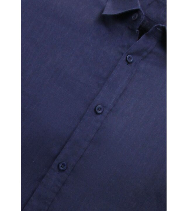 Enos Leinenhemd für Männer - Regular Fit - Blanco - Blau