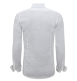 Enos Leinenhemd für Männer - Regular Fit - Blanco - Weiß