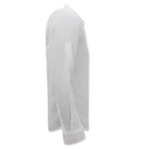 Enos Leinenhemd für Männer - Regular Fit - Blanco - Weiß