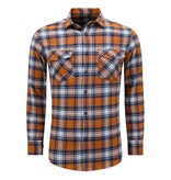 LF Lumberjack Bluse - Flanellhemd Herren - Orange LF Lumberjack Bluse - Flanellhemd Herren - Orange