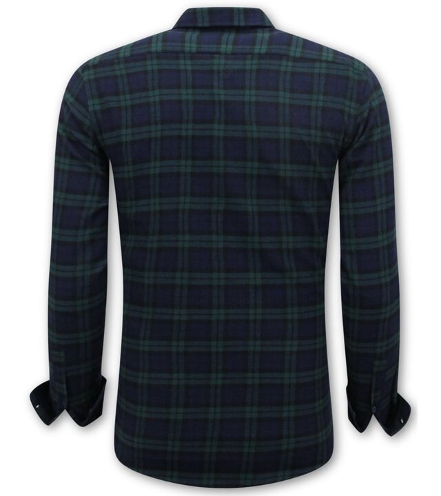 LF Flanellhemd Herren - Holzfällerbluse - Grün