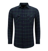 LF Flanellhemd Herren - Holzfällerbluse - Grün