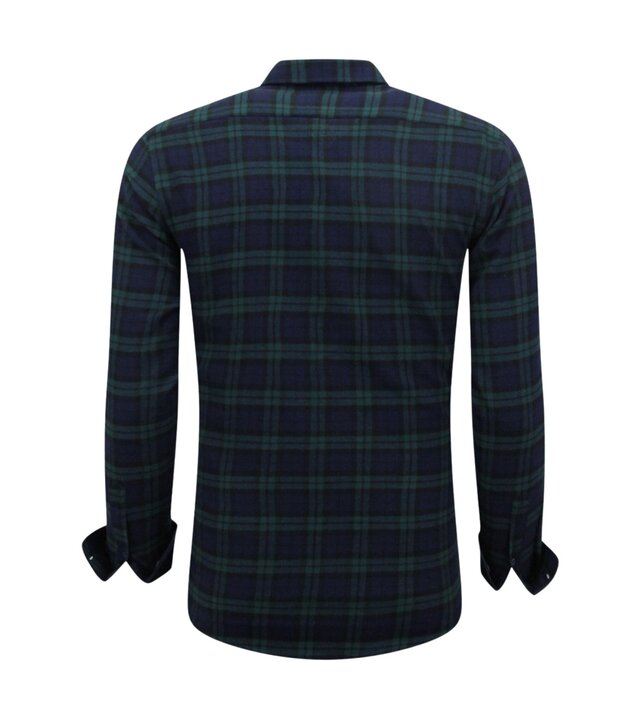 LF Flanellhemd Herren - Holzfällerbluse - Grün